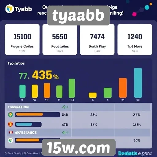 Estatísticas de usuários ativos no tyaabb